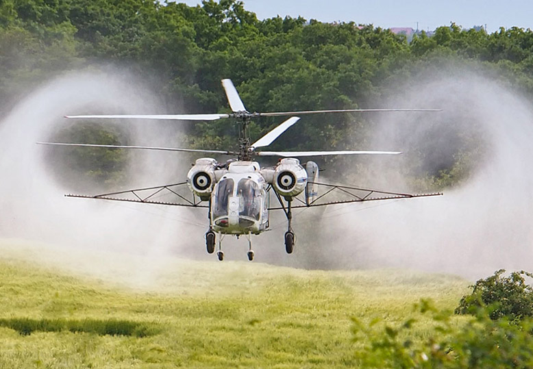 Atlanta Helicopter Seed Spreading